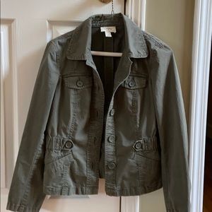 Loft Olive Jacket-Size 6P